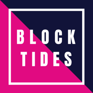 Block Tides, logo, media partner of Chain Reaction 2024 by FARI Solutions